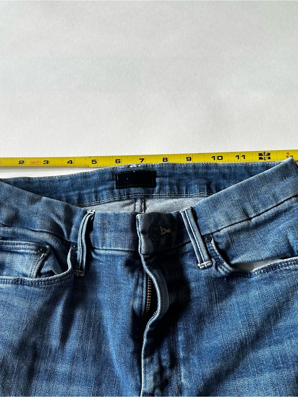MOTHER Blue Looker Ankle Jeans - Picture 3 of 10